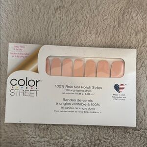 Color Street Nail Polish Strips - Peach